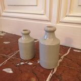 Anciennes fioles de Mercure des Frères Dourdon Paris en grès