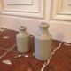 Old Mercury vials from the Dourdon Brothers Paris in sandstone