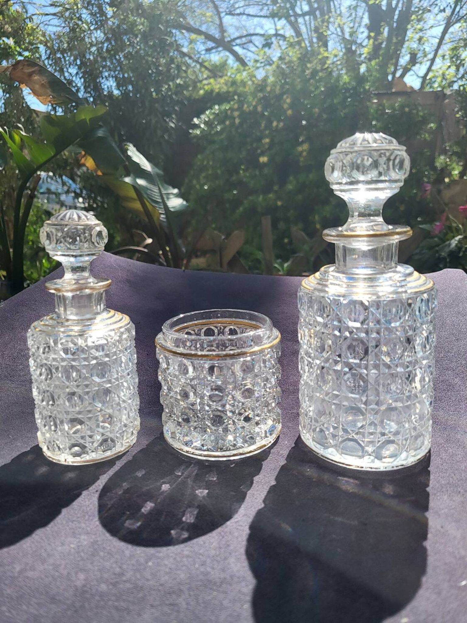 Baccarat diamond gemstone set