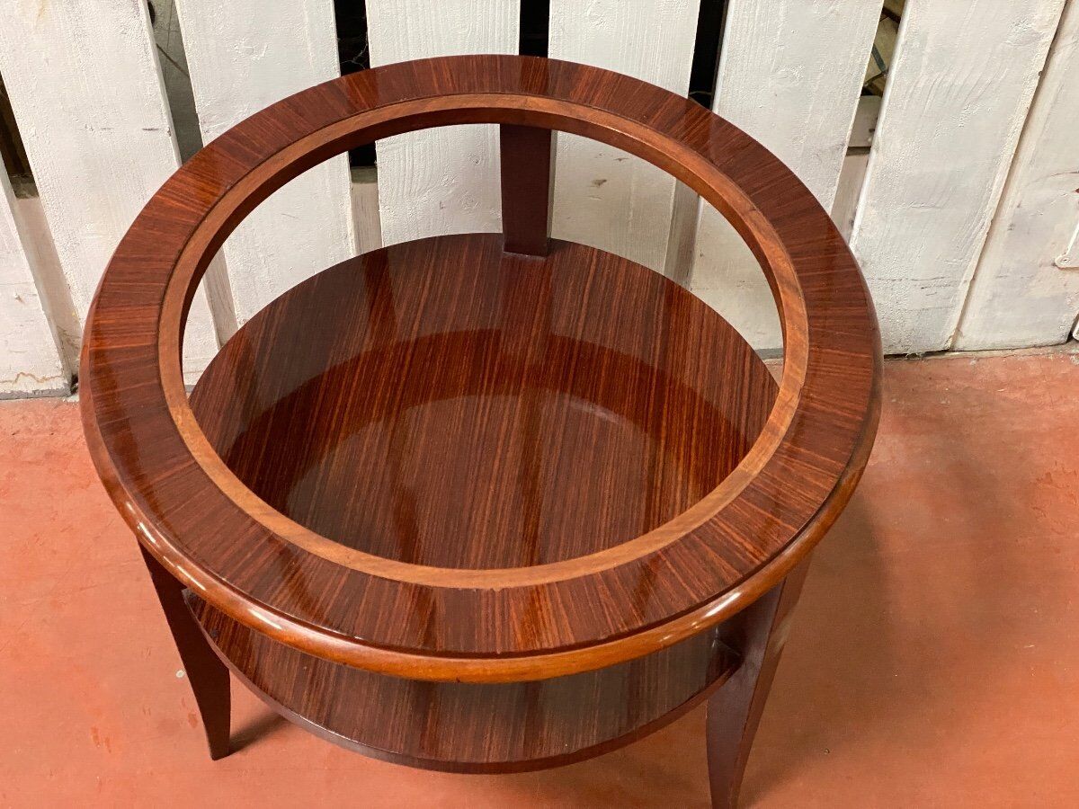Art deco pedestal table