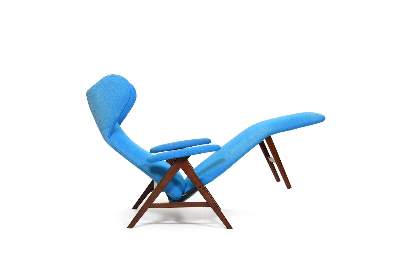 Chaise longue par Henry W. Klein pour Bramin années 1950