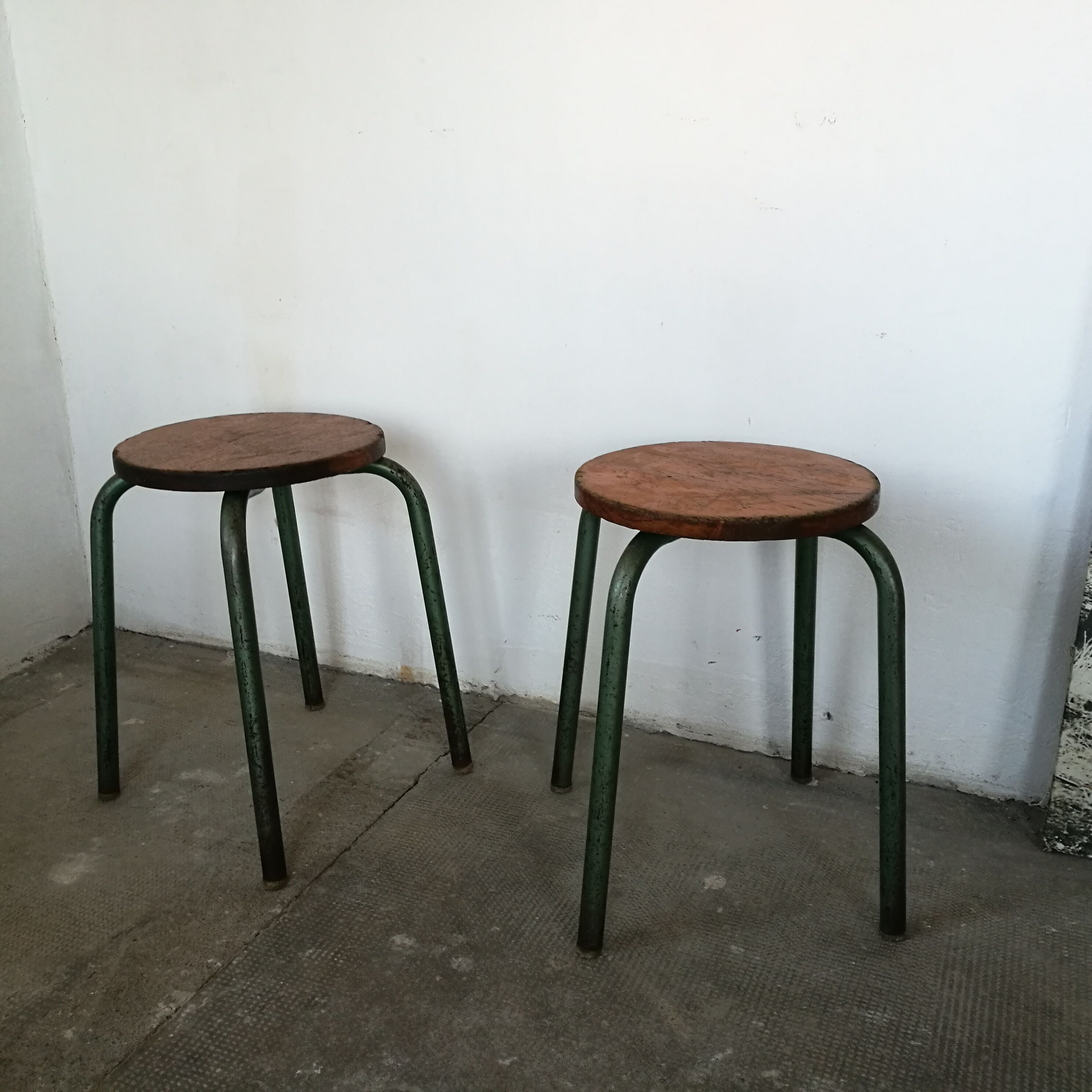 Pair of school stools