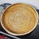 Rattan and brass basket, Italy, 1970