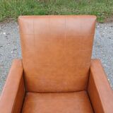 Vintage 50s/60s Brown Skai Armchair