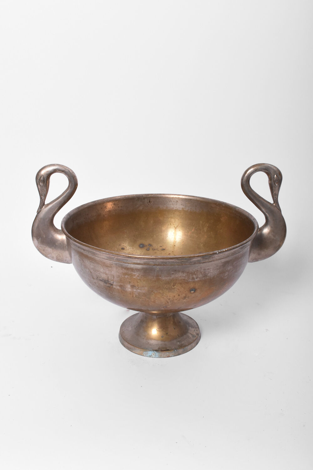 Vase with two swan-shaped handles, XXth c.