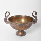 Vase with two swan-shaped handles, XXth c.