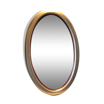 Miroir ovale restauré 46x70 cm