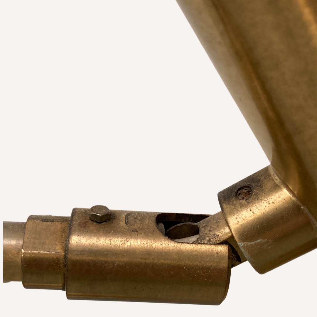 Brass desk or table lamp by Koch & Lowy for OMI, Germany 1960s-1970s
