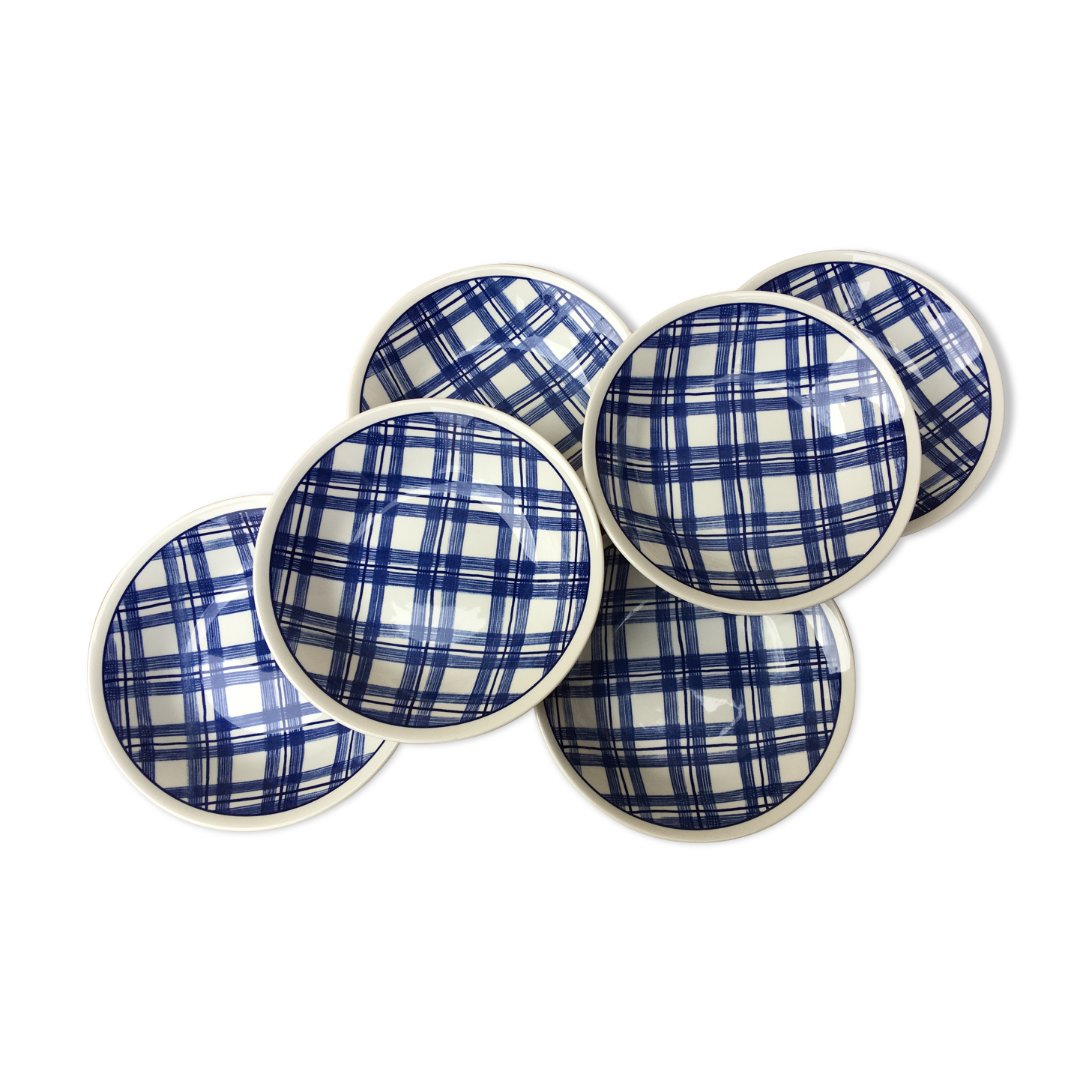 Scottish blue hollow plates