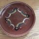 Flat terracotta plates