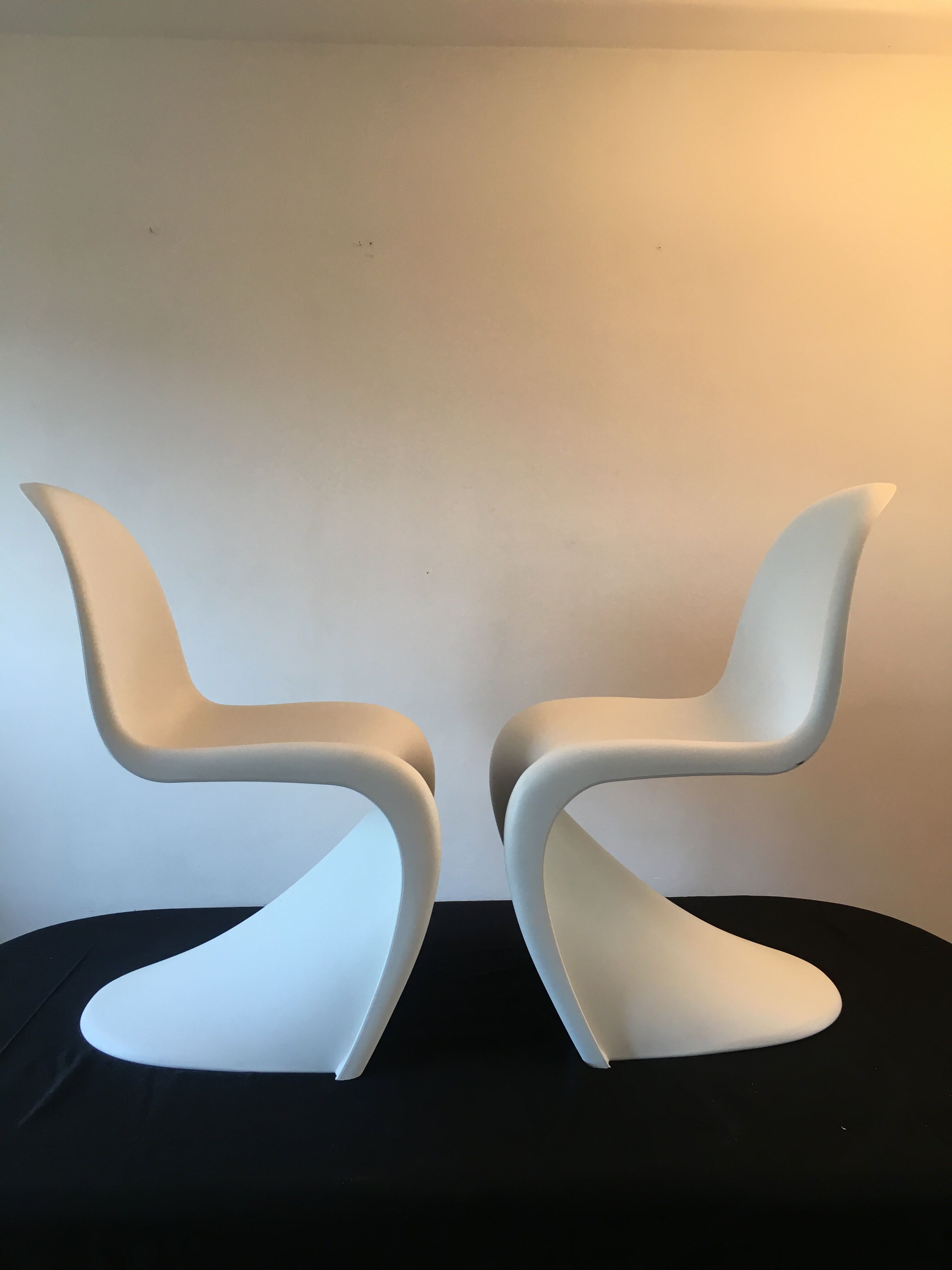Pair of Verner Panton chairs for Vitra