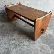 Vintage sculptural coffee table in wood