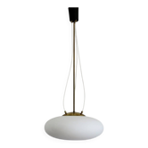 Italian Brass Model 1104 Chandelier from Stilnovo, 1950s