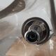 Suspension tulipe en verre biot transparent