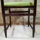 Six 50's chairs - varnished wood