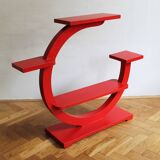 Red Modernist Flower Stand