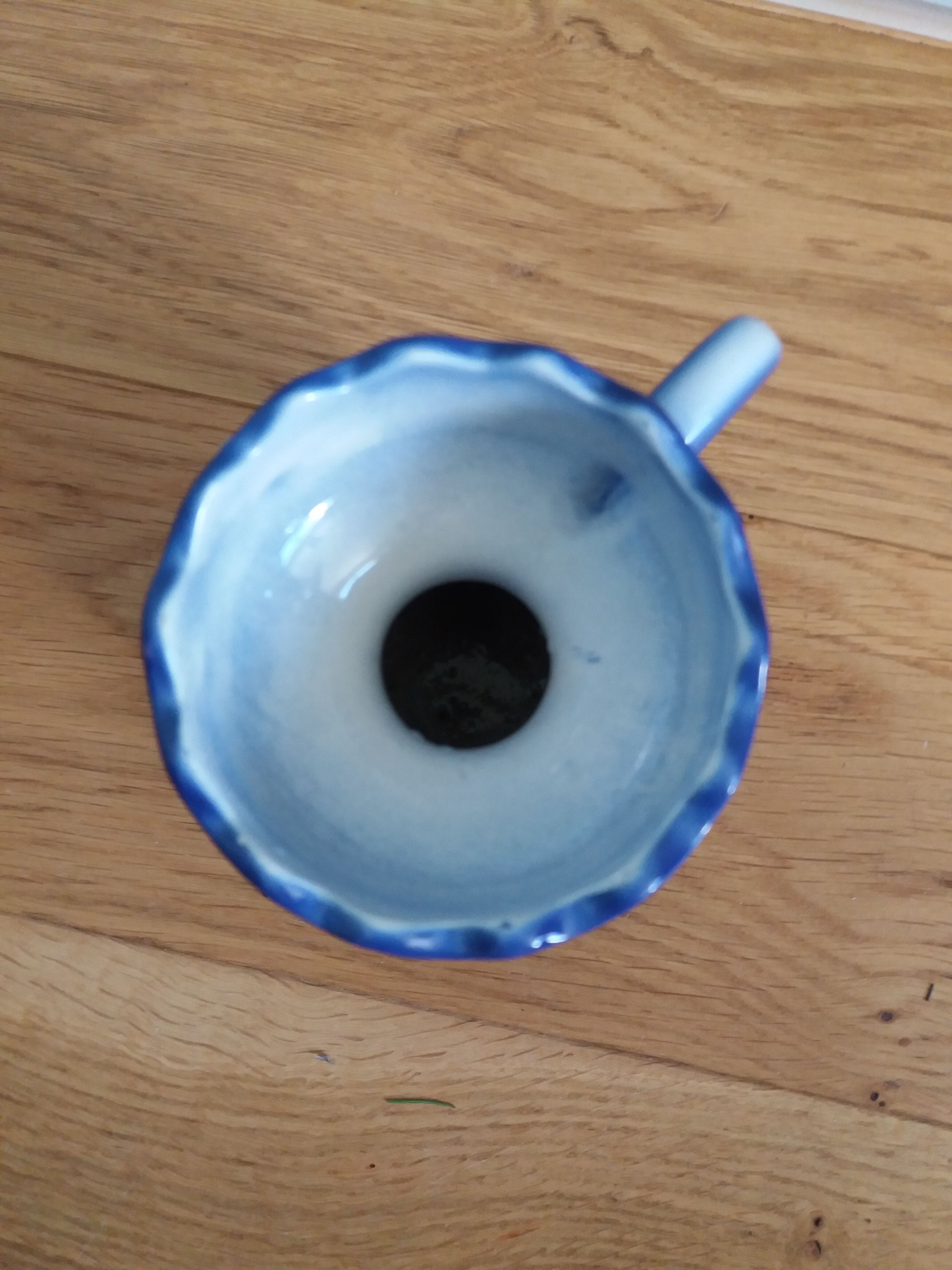 Candlestick ceramic vase hand-painted decoration