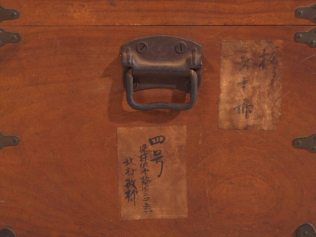 Antique Japanese camphor wood chest – Meiji period (c. 1890-1912) #76