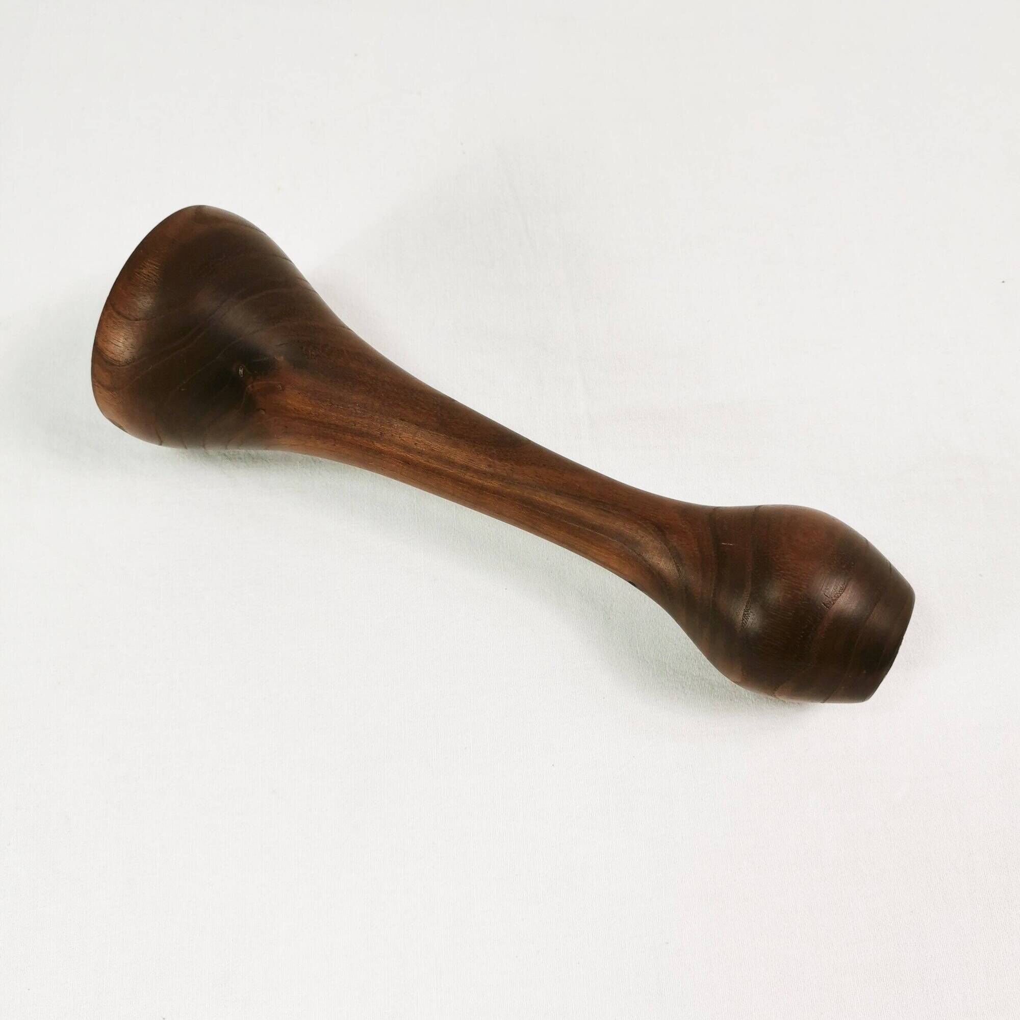 Mid-century teak candle holder, Denmark, 1960s.