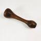 Mid-century teak candle holder, Denmark, 1960s.