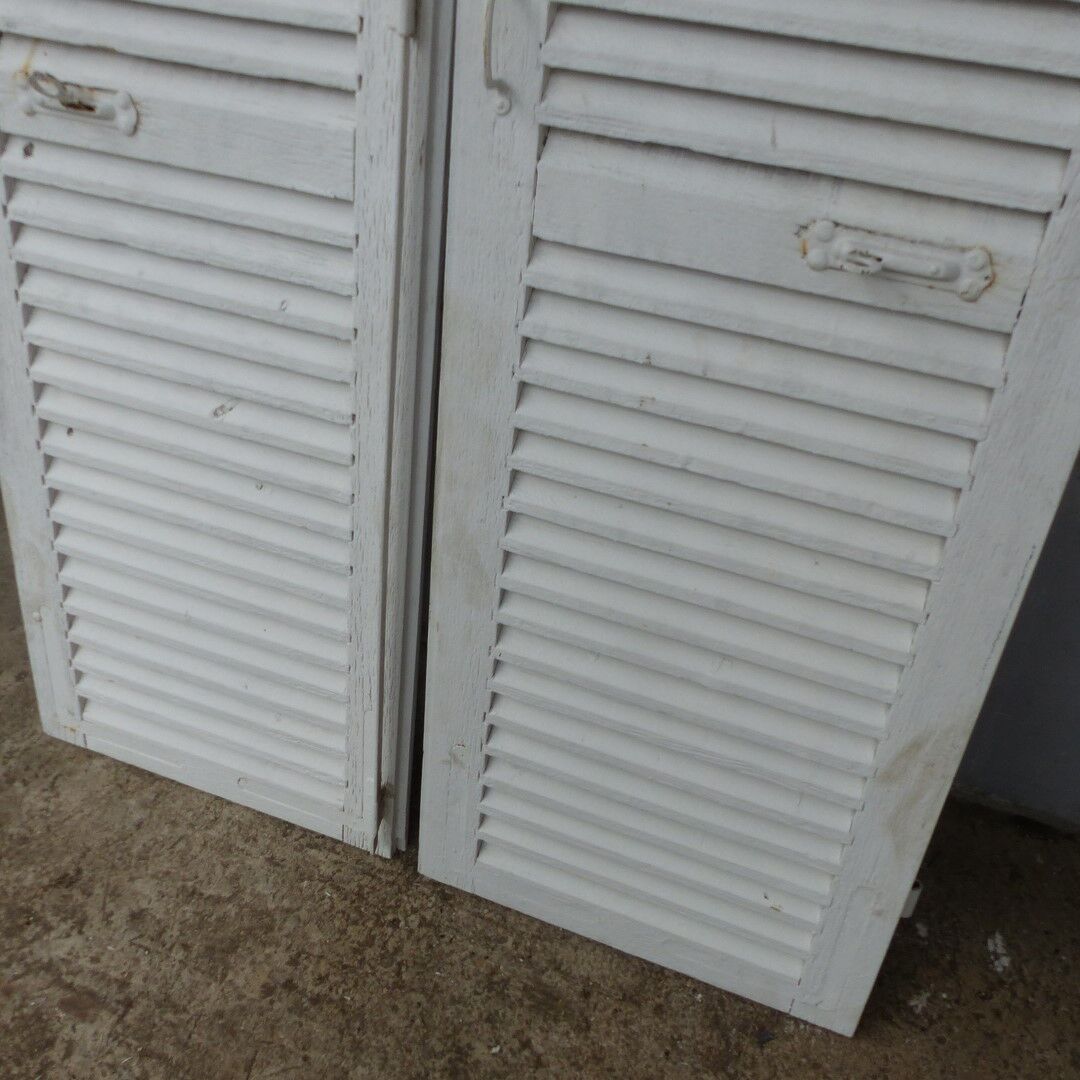 Old wooden shutters 2 leafs