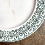BWM&Co ironstone cake plate, "Lucien" service