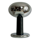 Vintage table lamp, chrome and black lacquered metal, Italy 1960