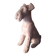 Fox Terrier Cracked Ceramic Dog
