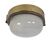 Lampe de navire - Lampe à œil de bœuf - laiton - verre - lampe murale - solide - années 80