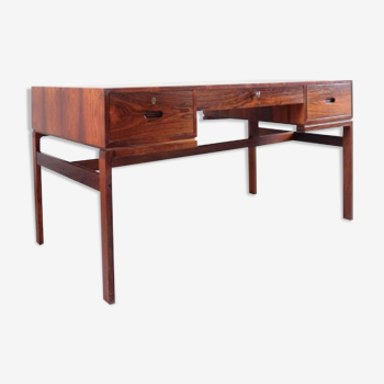 Mid-Century Danish Rio Model Jakaranda Rosewood Desk by Arne Wahl Iversen for Vinde, 1960s