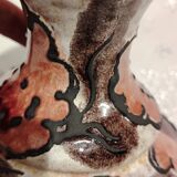 Vase en céramique fleuri