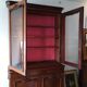 Mahogany glass bookcase