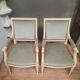 Pair of large Louis XVI style armchairs