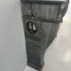 Napoleon III fireplace in blue Turquin marble from the 19th century.