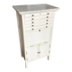 Meuble de dentiste vintage en bois et marbre