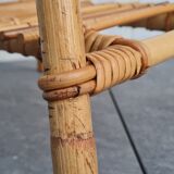 Rattan bedside table 1960