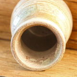 Glazed sandstone vase