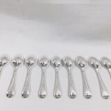 Solid silver moka spoons