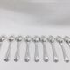 Solid silver moka spoons