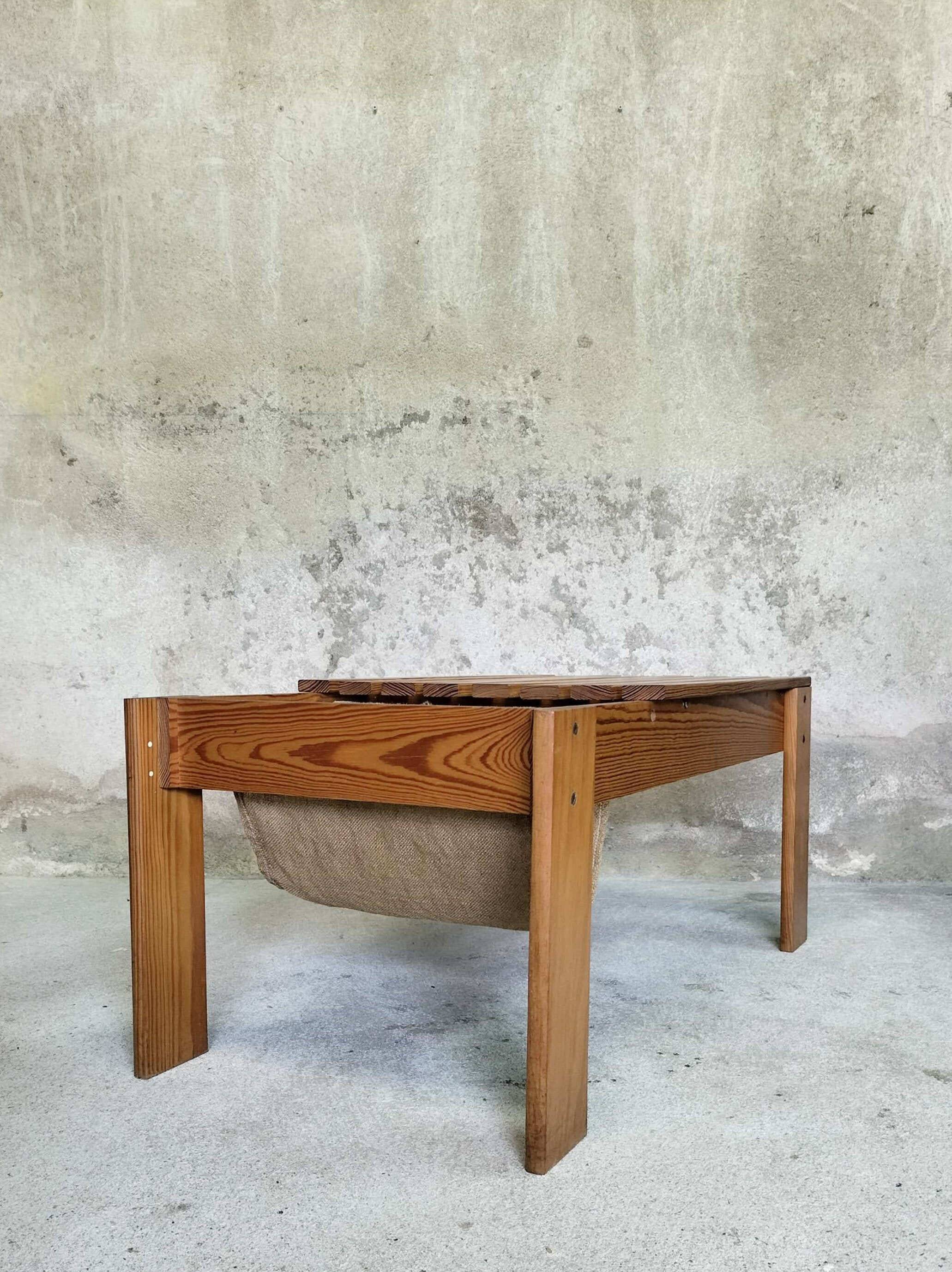 Vintage wooden coffee table