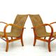 Chaises en corde vintage, 1970