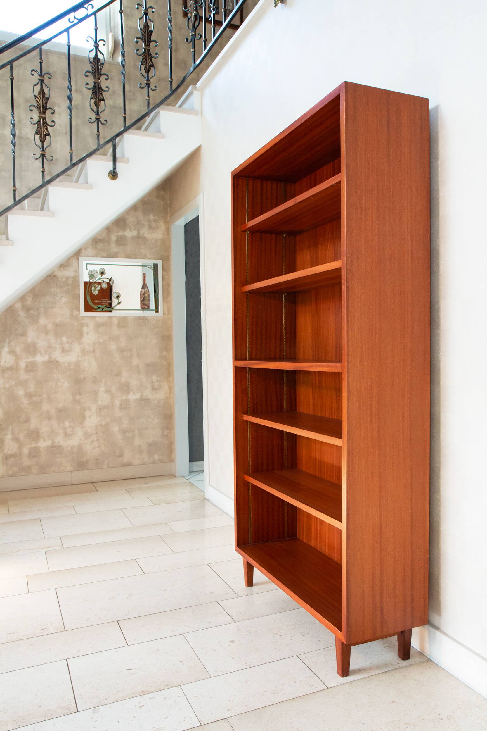 Burwood bookcase, mahogany 1976