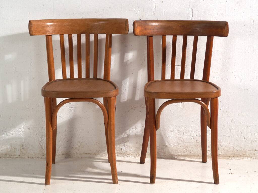 Antique bentwood chairs in Thonet style – Central Europe, circa 1930 #4 – Set of 4 pieces