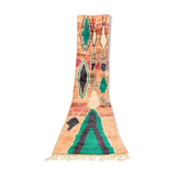Moroccan Berber carpet hallway Boujaad 417 x 75 cm new