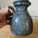 Stoneware pitcher signed Baudat
