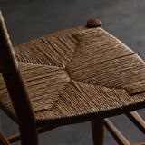 "Bauche" Dining Chairs by Charlotte Perriand for Steph Simon, France, 1950s