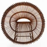 Pair of rattan Lounge Armchairs, 1960s