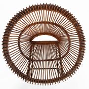 Pair of rattan Lounge Armchairs, 1960s