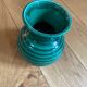 Green ceramic vase