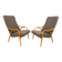 Mid-century modern armchairs Ton 947 by Antonín Šuman